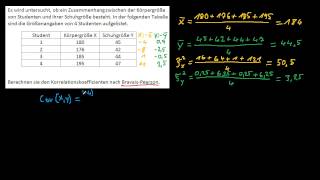 Statistik Korrelation 3 Korrelationskoeffizient nach BravaisPearson  FernUni Hagen  Wiwi [upl. by Yalahs]