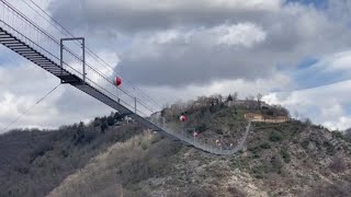 Un ponte tibetano nel cuore dellUmbria [upl. by Flor]