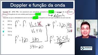 Efeito Doppler e Função de Onda  Exercício Resolvido 2 [upl. by Bree]