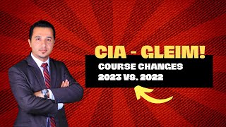 CIA Part 3  Gleim Syllabus 2022 vs 2023 [upl. by Lecroy]