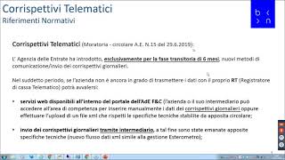 Bluenext  Gestione Corrispettivi Elettronici  14112019 [upl. by Zadoc8]