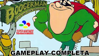 Boogerman A Pick and Flick Adventure Super Nintendo  Gameplay quotCompletaquot [upl. by Mini588]