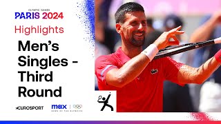 Novak Djokovic ADVANCES to the QuarterFinals at the Paris Olympics 🐐  Paris2024 Highlights [upl. by Irahs]