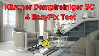 Kärcher Dampfreiniger SC 4 EasyFix Test [upl. by Atolrac]