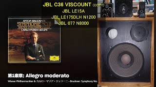 Bruckner  Symphony No 8 34 3 Adagio  Giulini  Wiener Philharmoniker 空気録音 JBL [upl. by Nairrot]