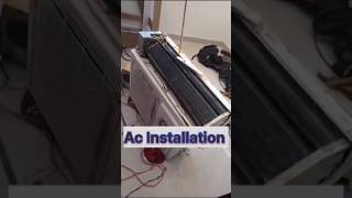 Ac installation 🛠️ installation airconditioner repairservice airconditioninginstallation [upl. by Ecinom7]