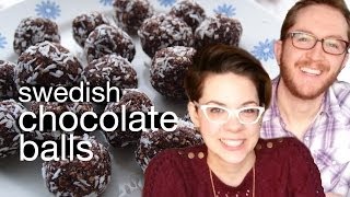 Swedish chocolate balls chokladbollar recipe [upl. by Caplan]