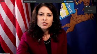 AG Dana Nessel press conference on Kalamazoo Diocese report [upl. by Eidassac552]