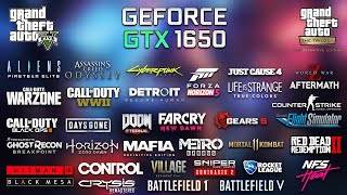 50 Games Test in Windows 11  GTX 1650  i5 9400F  16GB Ram [upl. by Bridie449]