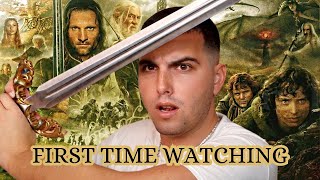 binge watching the entire LORD OF THE RINGS TRILOGY  Movie Reaction  First Time Watching [upl. by Ultan]