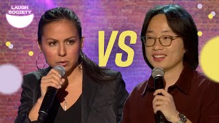 Epic Comedy Battle  Jimmy O Yang vs Anjelah Johnson [upl. by Tandie]