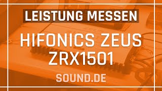 Leistungsmessung Hifonics ZRX1501  Monoblock mit richtig Leistung für deinen Subwoofer [upl. by Yerffe]