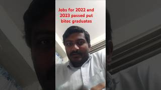 Jobs for BTec 2022 and 2023 passed outs whatsapp 9392754051jobsearch freshers fresherjobs vlog [upl. by Haroppiz479]