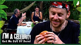 The final three enjoy their final feast  Im A Celebrity Get Me Out of Here 2024 [upl. by Oniram]