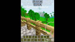 Minecraft survival house [upl. by Schuman]