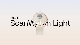 New Withings ScanWatch Light — Daily Health Hybrid Smartwatch [upl. by Jacquelynn549]