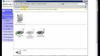 Install of Konica PCL Bizhub Driver for Windows [upl. by Lindon]