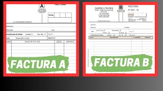 Diferencia entre factura A y B [upl. by Muffin]