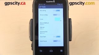 Garmin Monterra Track Settings with GPS City [upl. by Abisia]