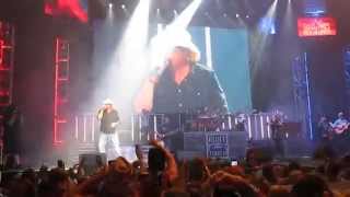 Toby Keith Concert Opening July 11 2015quotHavent Had a Drink All DayquotampquotAmerican Ridequot [upl. by Quirk]