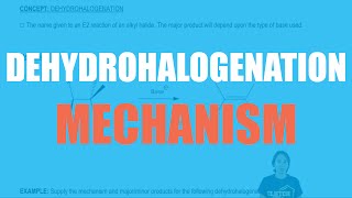 The dehydrohalogenation mechanism [upl. by Ntsuj]