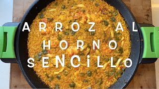 ARROZ AL HORNO  SENCILLO para principiantes [upl. by Annij]