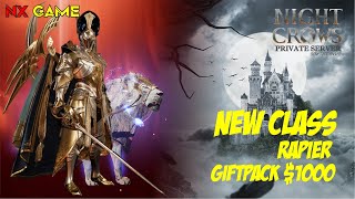 🔴LIVE  NIGHTCROWS PRIVATE SERVER BETA TEST  GIFT PACK DAY 7  GHACA BRUTAL  GABRUT [upl. by Beauregard]