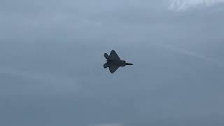 Quad cities airshow f22 raptor demonstration [upl. by Ori]