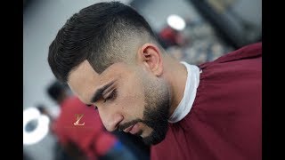 🔥Barber Tutorial  Drop Fade TRANSFORMATION Faded Beard [upl. by Nytsud]