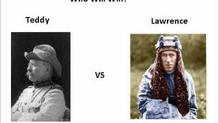 Deadliest Warrior Teddy Roosevelt vs Lawrence of Arabia Prediction [upl. by Farro]