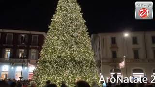 AroNatale 2024 il 23 novembre accensione di albero e luminarie [upl. by Studnia635]