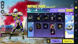 Royale Pass M9 Cosmic Clash 1 To 50 RP Rewards PUBG Mobile [upl. by Yatnuhs]