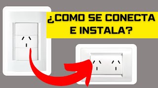 Como Instalar un TOMACORRIENTES DOBLE por Primera Vez Sin Riesgo Eléctrico [upl. by Aldos378]