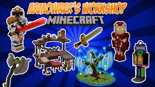 ARMOWRERS WORKSHOP COLOCANDO ARMADURAS EM NPCS  TUTORIAL MINECRAFT MOD 83 PT BR [upl. by Nyar597]