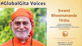 Global Gita Voices  Poojya Swami Bhoomananda Tirtha [upl. by Nayhr]