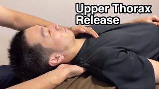 Myofascial release for upper thorax [upl. by Onileva]