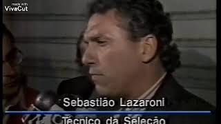 Sebastião Lazaroni convoca Romário pra Copa do Mundo de 1990 [upl. by Donelu4]