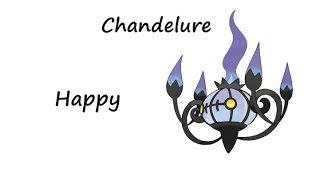 Pokémon Sounds Collection  Litwick Lampent Chandelure [upl. by Lirbaj]