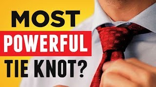 POWER Tie Knot EVERY MAN Needs To Know EASIEST Full Windsor Necktie Knot Video Guide Tutorial [upl. by Partan]