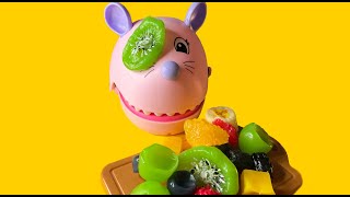 Playing with squishy fruits ASMR 🍍🍎🧅🌽🍆🍅 [upl. by Reiche]