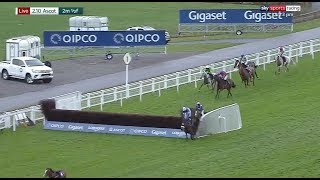 Bizarre finish to a horse race at Ascot [upl. by Arihaj]