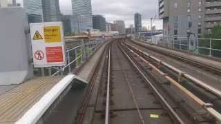 RIDING THE FAMOUS LONDON DLR  Amazing Timelapse Footage [upl. by Trula]