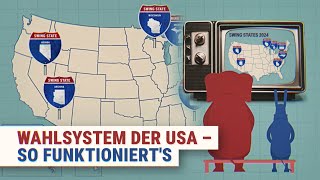 Wahlsystem der USA  so funktionierts  FUN FACTS USA 2 [upl. by Drawe774]