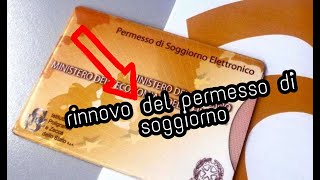 permesso di soggiorno rinnovare il permesso di soggiorno che documenti servono [upl. by Araid895]