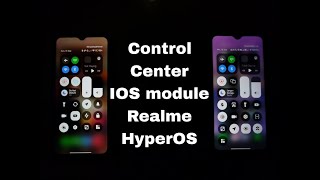 Control Center iOS Module Magisk on MIUI  HyperOS  Tested Realme Custom ROM [upl. by Middlesworth]