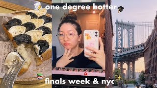 SUMMER VLOG finishing up my masters how i study for finals spontaneous NYC trip [upl. by Htrahddis]