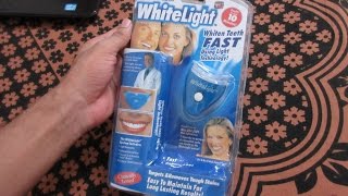 Unboxing and quick review of WhiteLight Tooth Whitening System [upl. by Server]