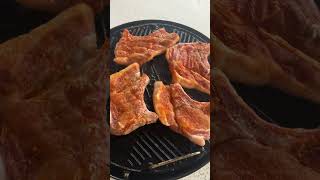 Pork Loin Chops grill braai cadac shorts asmr [upl. by Tamaru]