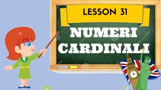 Corso di inglese 31  NUMERI CARDINALI [upl. by Okimuy950]