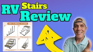 Review of 4 Step RV Stairs for storage camper [upl. by Inajna]